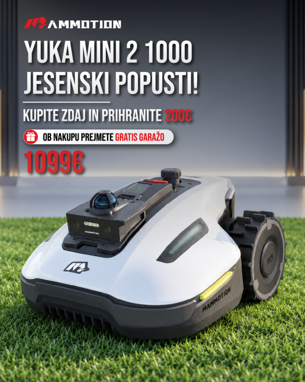 Robotska kosilnica MAMMOTION Yuka mini 2 1000