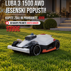 LUBA 3 3000 AWD Robotska kosilnica MAMMOTION Luba 3 AWD 1500